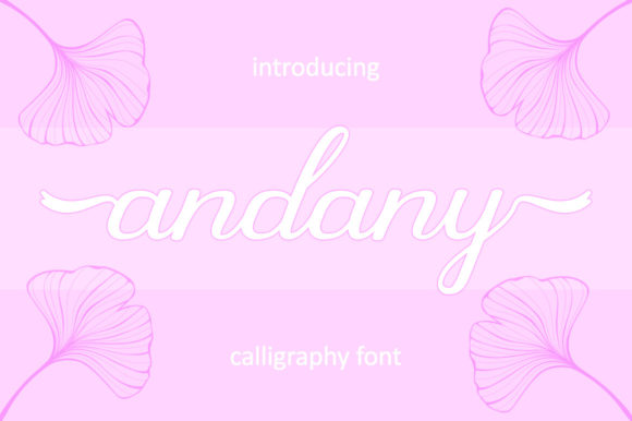 Andany: An Elegant Script Font for Modern Brand Identity