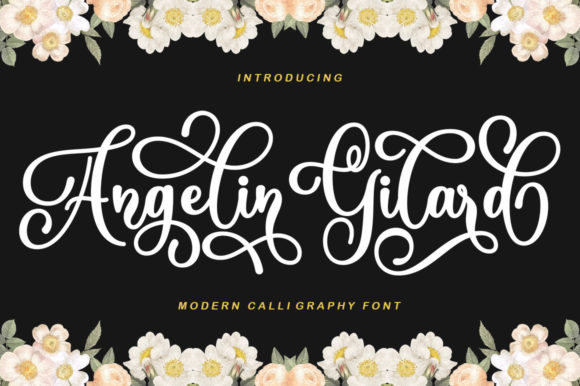 Angelin Gilard Script Font for Handmade Creators