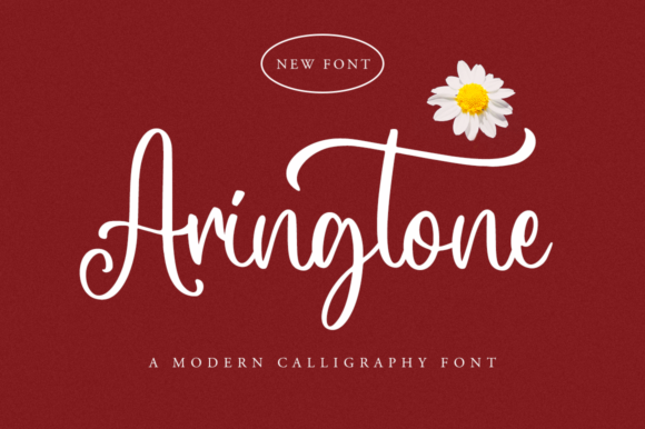 Aringtone Script Font for Handmade Labels & Elegant Printables