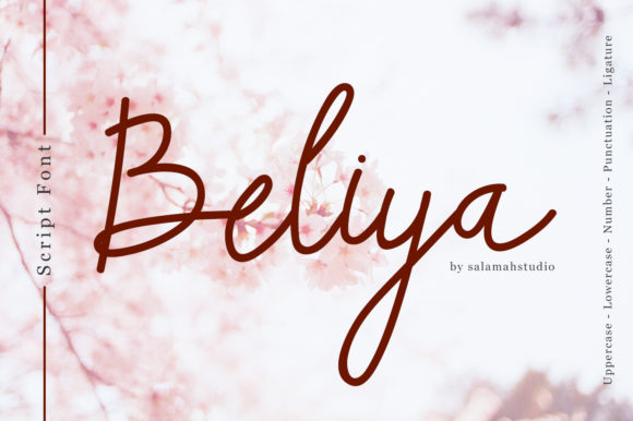 Beliya: A Modern Script Handwritten Font for Brand Consistency