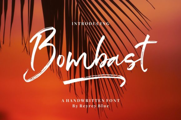 Bombast Script Font for Handmade Creators