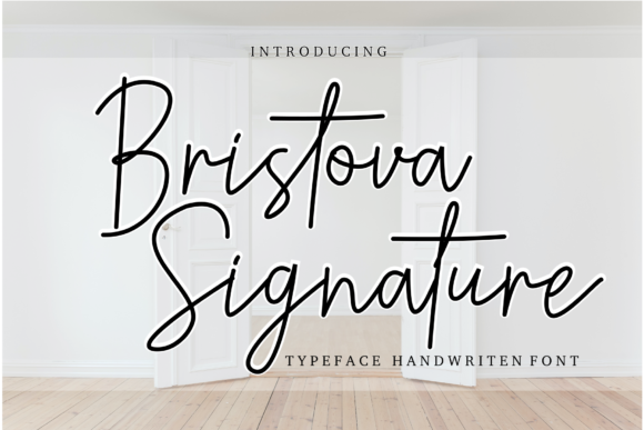 Bristova Signature Font for Elegant Branding