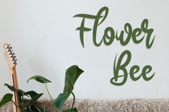 Flower Bee: A Whimsical Script Handwritten Font for Digital Branding
