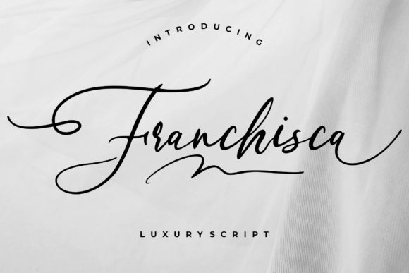Franchisca: A Luxury Script Font for High-Impact Branding