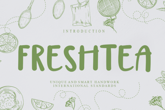 Freshtea Font: Elegant Script Handwritten Fonts for Small Business Branding