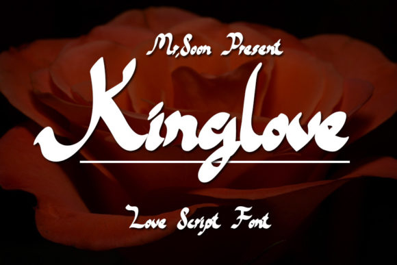 Kinglove: A Chic Script Font for Editorial Elegance