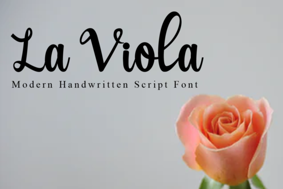 La Viola: The Elegant Script Handwritten Font for Real Design Work