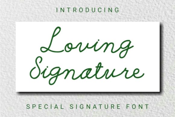 Loving Signature Font for Elegant Digital Branding
