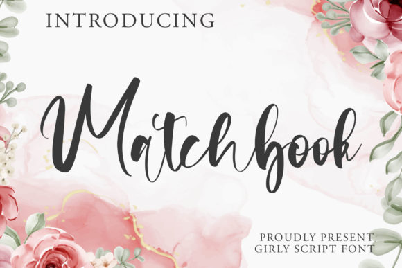Matchbook Font: A Refined Script Handwritten Typeface for Elegant Branding