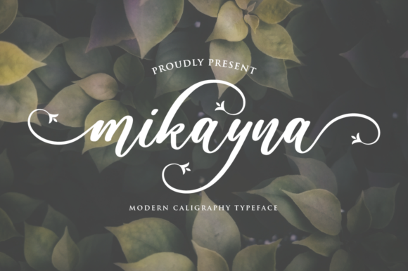Mikayna Script Handwritten Font for Romantic Branding