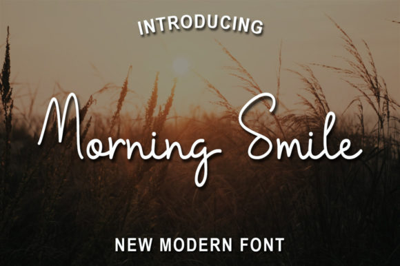 Morning Smile Font for Elegant Brand Identity Design