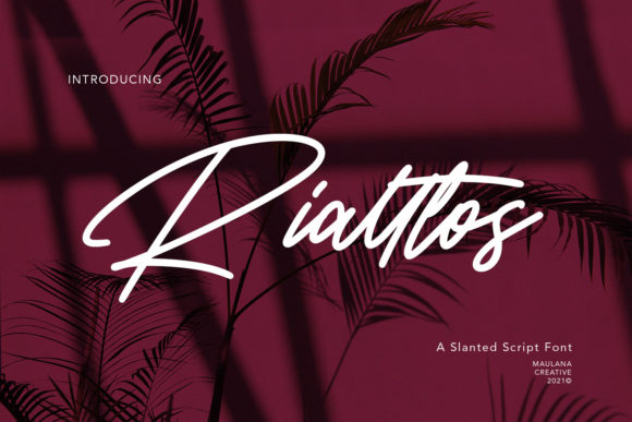 Rialltos Script Font for Handmade Branding & Printables