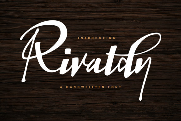 Rivaldy: An Elegant Script Font for Editorial Design