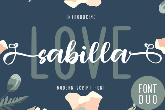 Sabilla: A Delicate Script Font for Love-Themed Branding