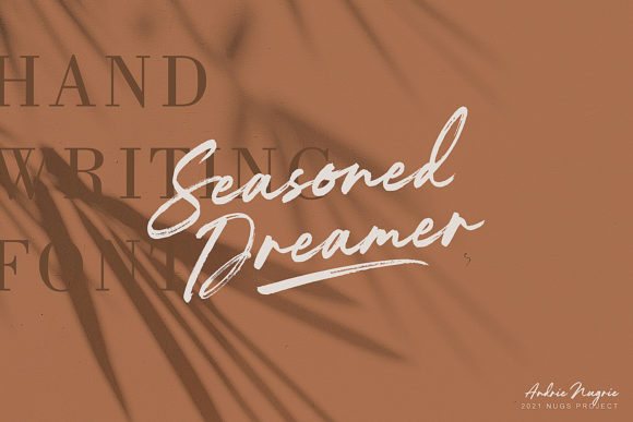 Seasoned Dreamer: A Brushed Script Font for Thoughtful Editorial Design