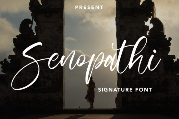 Senopathi Script Font for Elegant Branding