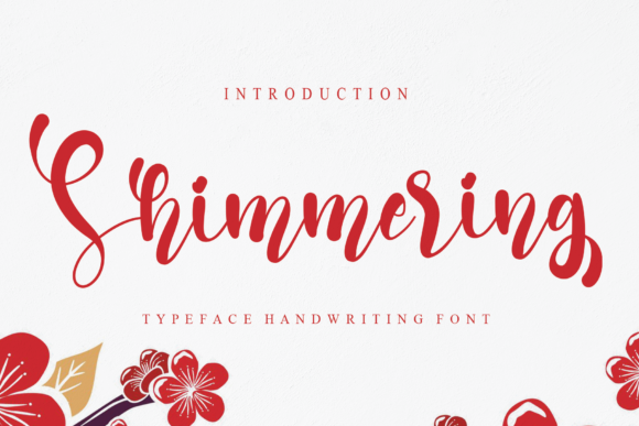 Shimmering Font: A Chic Round Script for Handmade Creators