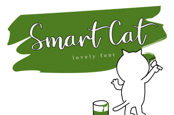 Smart Cat: A Refined Script Handwritten Font for Digital Elegance