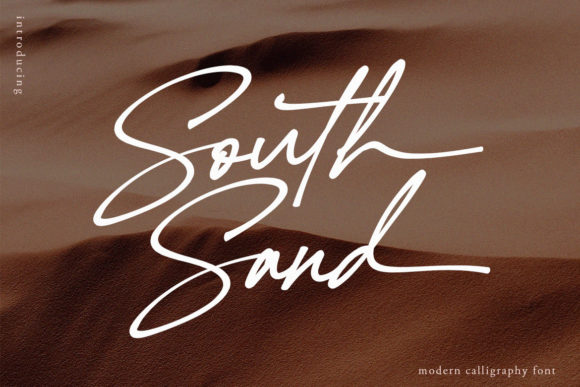 South Sand Script Font for Elegant Digital Branding
