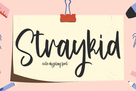 Straykid Script Font for Modern Web Design