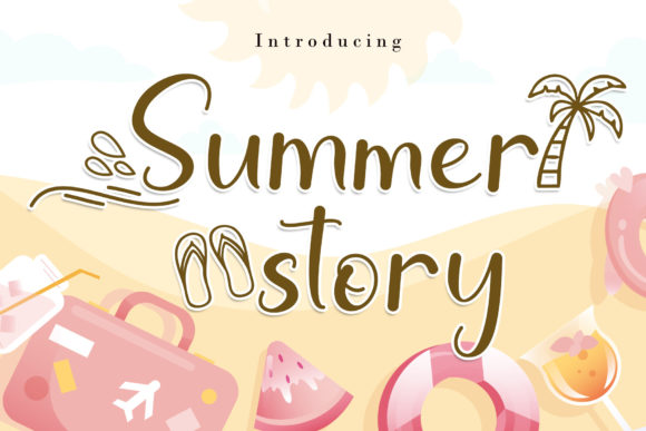 Summer Story Font: A Delicate Script Handwritten Typeface for Warm Branding