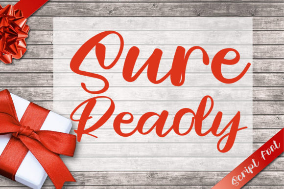 Sure Ready: A Delicate Script Font for Editorial Romance