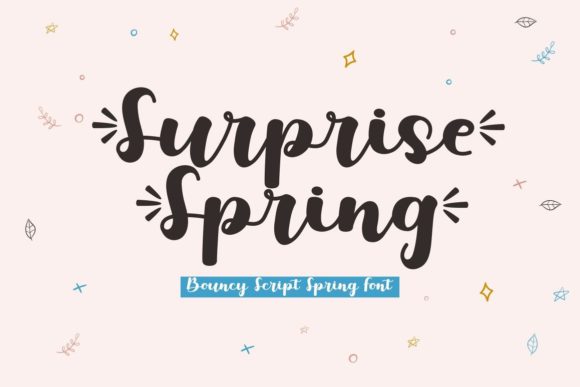 Surprise Spring Script Font for Modern Web Design