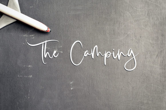 The Camping Script Font for Editorial Elegance