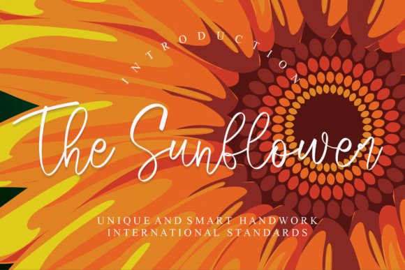 The Sunfalower Font for Elegant Brand Identity
